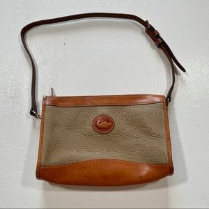 Vintage Dooney & Bourke Women All Weather Pebbled Leather Shoulder Bag Purse